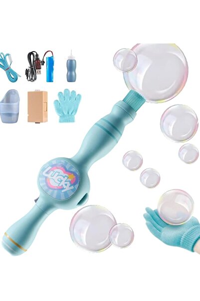 ZanaCasei Πολύχρωμη Ραβδοειδής Μηχανή Φυσαλίδων Καπνού – Ελαστική Συσκευή Δημ...