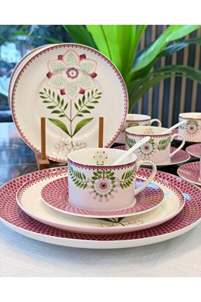 Onedekor 25 Parça Azura İkram Çay Seti