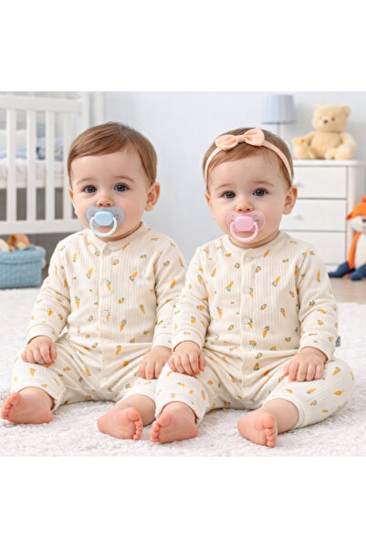 MBK GARDEN رومبير قطني منقوش للفتيات الصغيرات