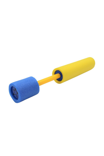 Gift Design Pistol cu apă plutitor pentru copii, 26 cm, Spumă EVA, Galben/Alb...
