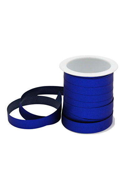 BRIZZOLARI Matte blue raffia mini roll 10m x 10mm