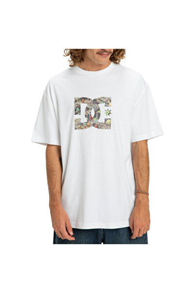 DC Μπλουζάκι με σχέδιο αστεριών, λευκό, XL