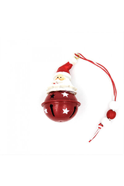 Gift Design Decorațiune metalică - Clopoțel roșu - Moș Crăciun