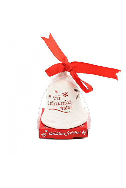 Nekupto Διακοσμητικό κεραμικό κουδούνι - "Γίνε ο Άγιος Βασίλης μου!"