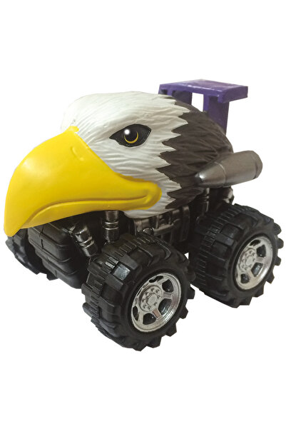 Deluxebase Πολύχρωμο Αυτοκινητάκι Κοράκι με Κίνηση με Τριβή