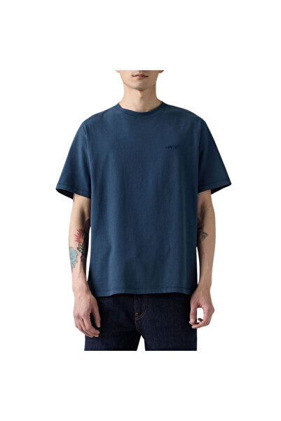 Levis ΚΟΚΚΙΝΗ ΕΤΙΚΕΤΑ ΒΙΝΤΑΤΖ ΜΠΛΟΥΖΑΚΙ ΜΠΛΕ/ΣΕ ΑΠΟΧΡΩΣΕΙΣ ΜΠΛΕ ΕΝΔΥΣΗΣ ΜΕΓΕΘ...