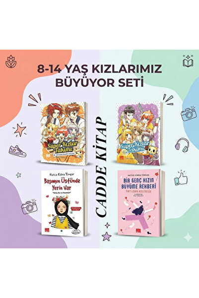 Aile Yayınları Kızlarımız Büyüyor Seti (4 Kitap)