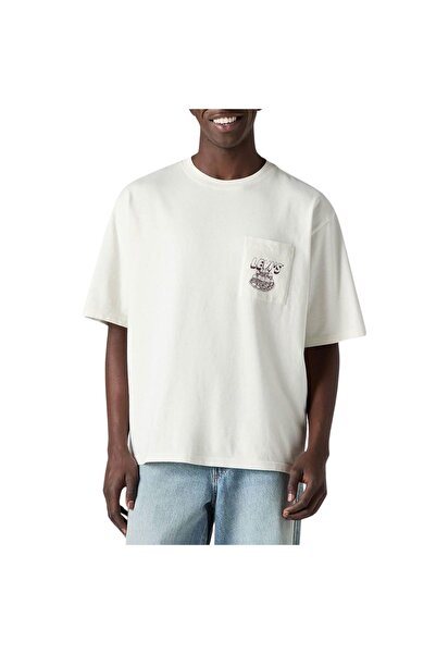 Levis LSE Κοντομάνικο Μπλουζάκι με Στάμπα και Τσέπη Γκρι/FLAVOR EGRET XL