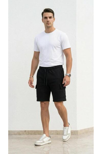 Plus Scorpion Erkek Kargo Şort Slim Fit – Cep Detaylı, Premium Kumaş, Günlük ...