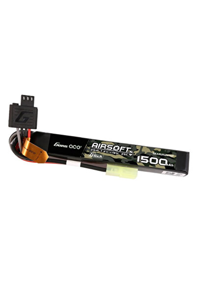 GENS ACE Baterie LiPo G-Tech Airsoft 7.4 V/ 1500 mA/ 25C Mini TAM