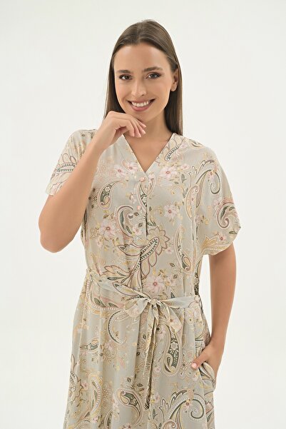 Sevim 17474 قميص نوم نسائي طويل