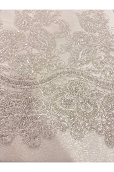 MEKİK MANİFATURA Δαντέλα γκιπούρ με πέτρες και χάντρες