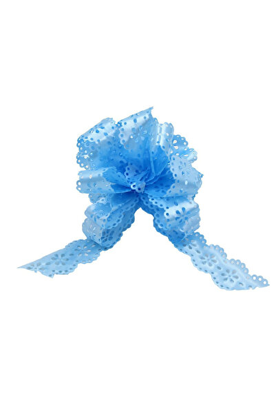 BRIZZOLARI 15cm Blue Lace Self-Forming Bow