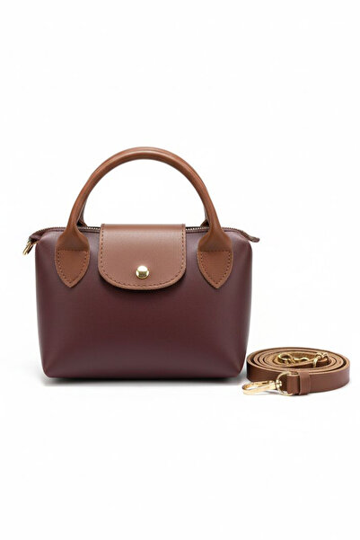 TOFİSA Women's Burgundy Mini Handbag - 28137-Bordo
