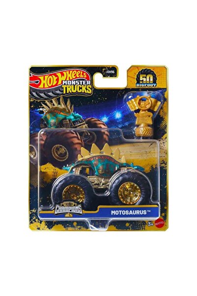 HOT WHEELS Monster Trucks Canavar Kamyon Arabalar Trophy Şampiyonları - Motos...