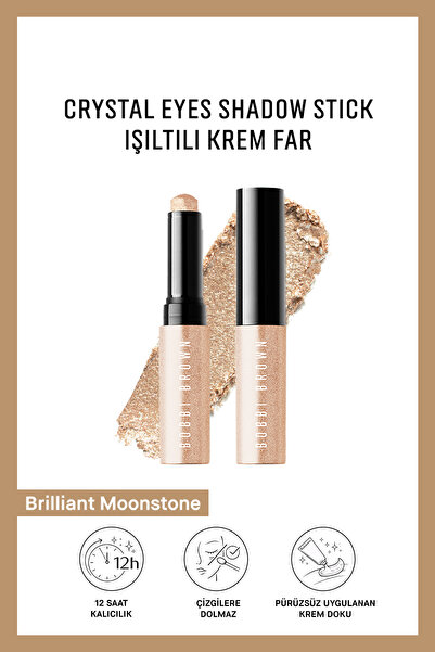 BOBBI BROWN Crystal Eyes Shadow Stick Işıltılı Krem Far - Brilliant Moonstone