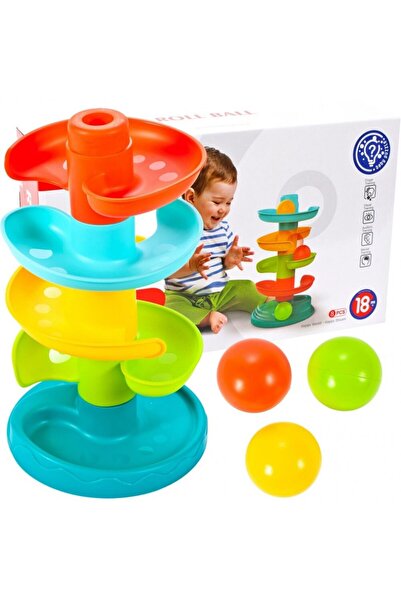 MalPlay Jucarie pentru copii Malplay, turnulet spiralat cu bilute, dimensiune...