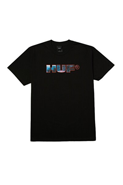 HUF FLIGHT PATH TEE ΜΑΥΡΟ L