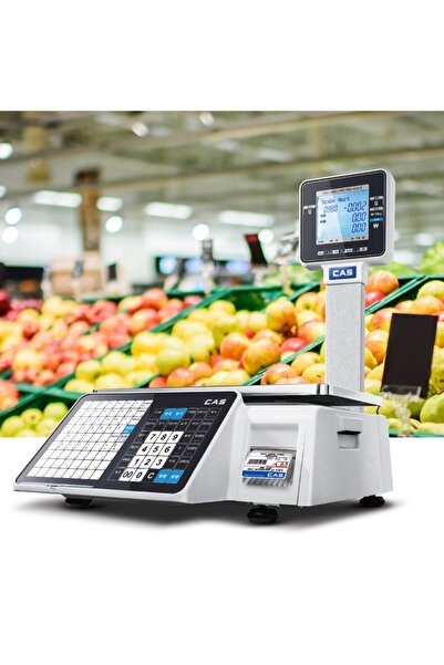 CAS CL3000 P Barkodlu 30 Kg Elektronik Market Terazisi