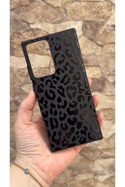Vip Case Samsung Galaxy Note 20 Ultra Uyumlu Leopar Desenli Silikon Darbe Emi...