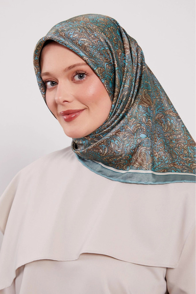 Levidor Crystal Scarf Ethnic Pattern 2 Water Green