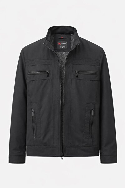 CLASSİCS MEN Xavir Slim Fit Men's Zippered Seasonal Jacket 7596