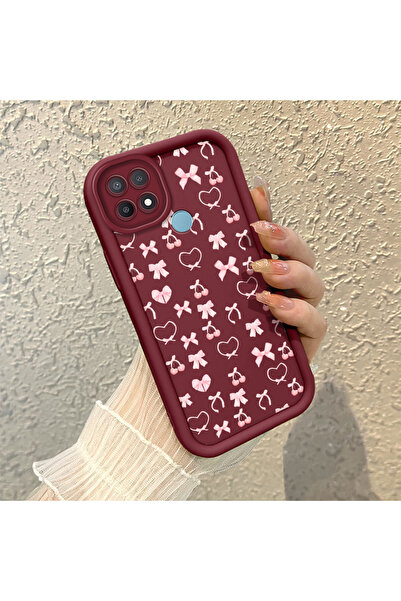 ARTISHELL Oppo A15/A15S Uyumlu Lüks kurdele tasarımlı, yüksek kaliteli siliko...