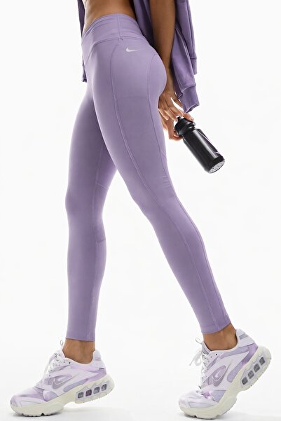 Nike Fast Running Leggings Full Length Leggings 3 Cepli Toparlayıcı Tam Boy M...