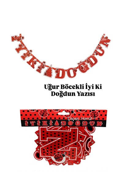 ÇEÇEN HOME Γράμματα για τα γενέθλια με σχέδιο Πασχαλίτσα, Χάρτινο σχέδιο Πασχ...