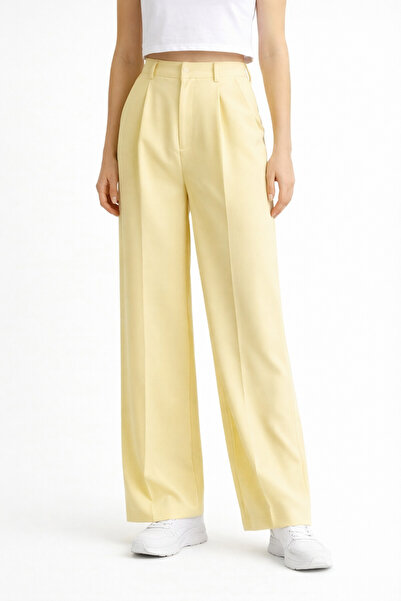 WE AND ME φαρδύ μπατζάκι Παντελόνι με ψηλόμεσο παλάζο με φαρδύ πόδι