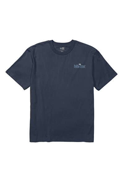 Salty Crew Μπλουζάκι Κλασικό BORDER FILL Ναυτικό Μπλε L