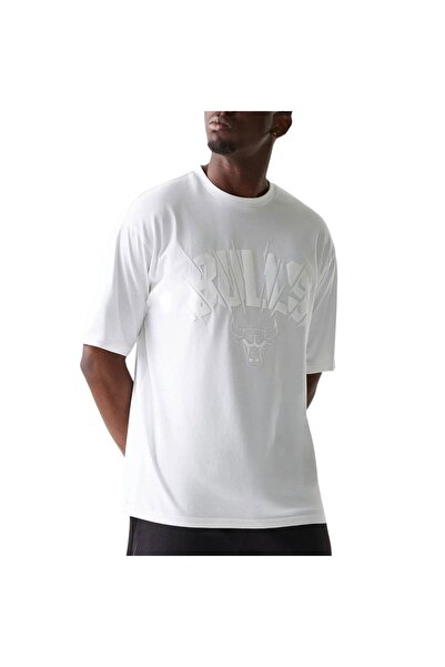 NEW ERA NBA ΣΙΚΑΓΚΟ ΜΠΟΥΛΣ ΥΠΕΡΜΕΓΕΘΕΣ ΜΠΛΟΥΖΑΚΙ ΛΕΥΚΟ XL