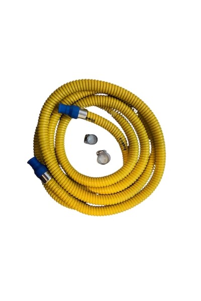 Movidic Σωλήνας αερίου για φιάλη, 3μ, εύκαμπτος, με σφιγκτήρες