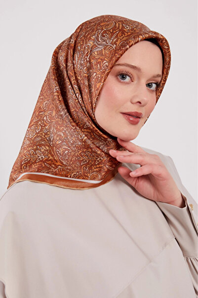 Levidor Crystal Scarf Ethnic Pattern 2 Tan