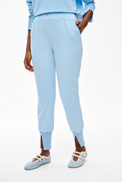 Blue Shadow Pantaloni de damă Resal albastru deschis 48/50