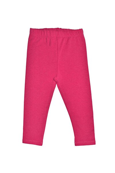 OrganicKid Basic Kız Çocuk Uzun Fuşya Pembe Tayt