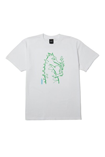 HUF CASH DRAGON TEE ΛΕΥΚΟ L
