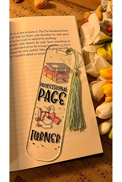 NONA Pleksi Kitap Ayracı / 4x15 cm / Professional Page Turner