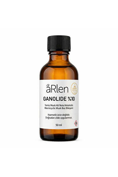 arlen GANOLIDE %10 Musk Molekülü – Parfüm Formülasyonu İçin Fixative 50 ml