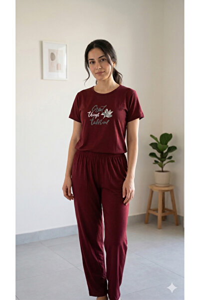 LXL Ženski set pidžama od viskoznog materijala, dupli set
