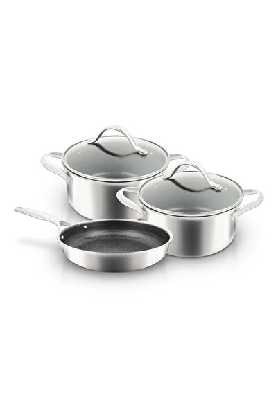 UNIQELLA SILVER PRO Serisi Kırmızı 5 Parça Set