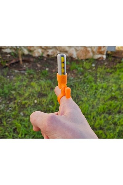Mays3Dstudio 3D Baskı Parmak Oyuncağı Mini Top Atıcı Fidget Oyuncak Stres Oyu...