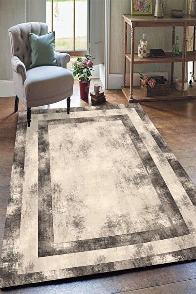 Yürük Home SOFTTEC YUMUŞAK DOKULU Dijital Baskılı YRK106 MODELİ LASTİKLİ HALI...