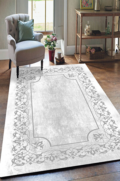 Yürük Home Softtec Yumuşak Dokulu Dijital Baskılı YRK141 Modeli Lastikli Halı...