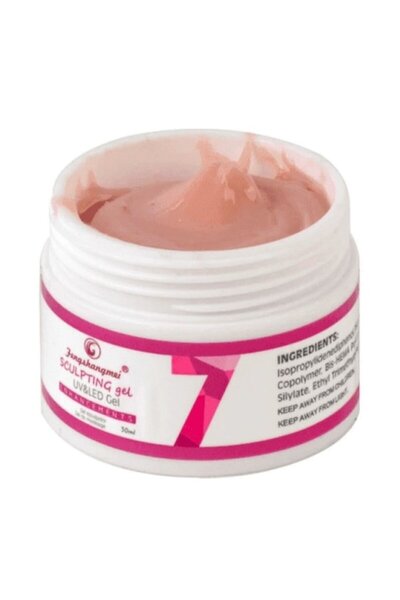 fengshangmei Gel UV pentru construcția unghiilor, FSM, Nuanța 7 Nude, 50 g