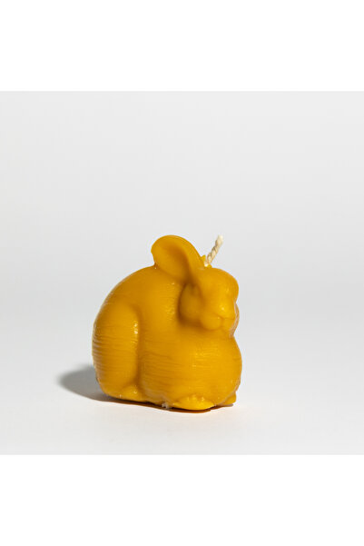 APIVEST Διακοσμητικό Κερί από Κερί Μέλισσας με Κουνελάκι – Λεπτεπίλεπτο Σχέδιο |