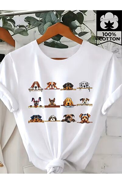 oneagılyazı Μπλουζάκι με στάμπα. Κοντομάνικο καλοκαιρινό & ανοιξιάτικο casual...