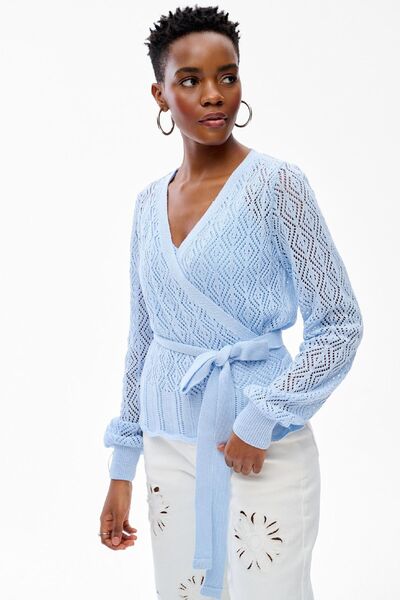 Blue Shadow Cardigan de damă Sevila, albastru deschis, 40/42