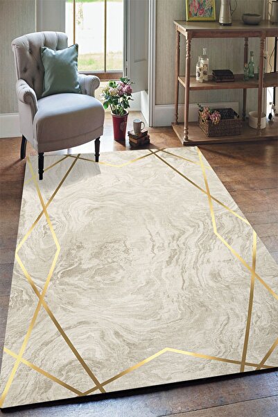 Yürük Home Softtec Yumuşak Dokulu Dijital Baskılı YRK110 MODELİ Lastikli Halı...