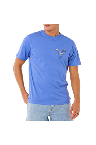 Rip Curl FADE OUT ICON TEE ΜΠΛΕ ΝΕΦΕΛΩΜΑΤΙΝΟ XL